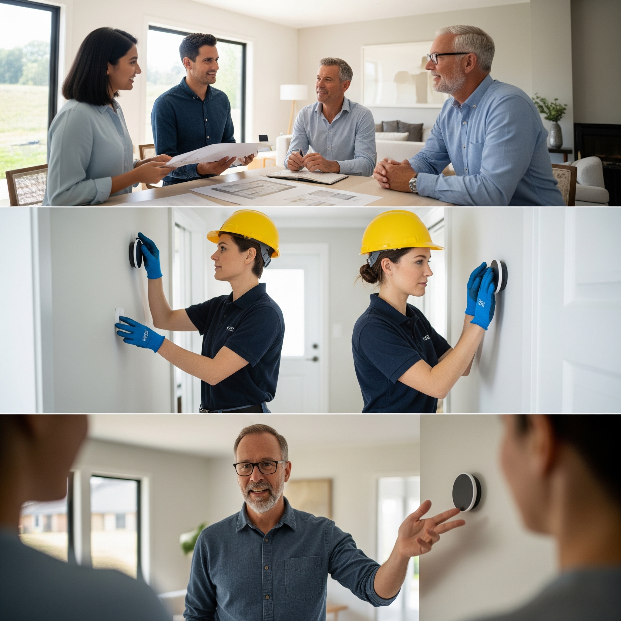 Smart home collage