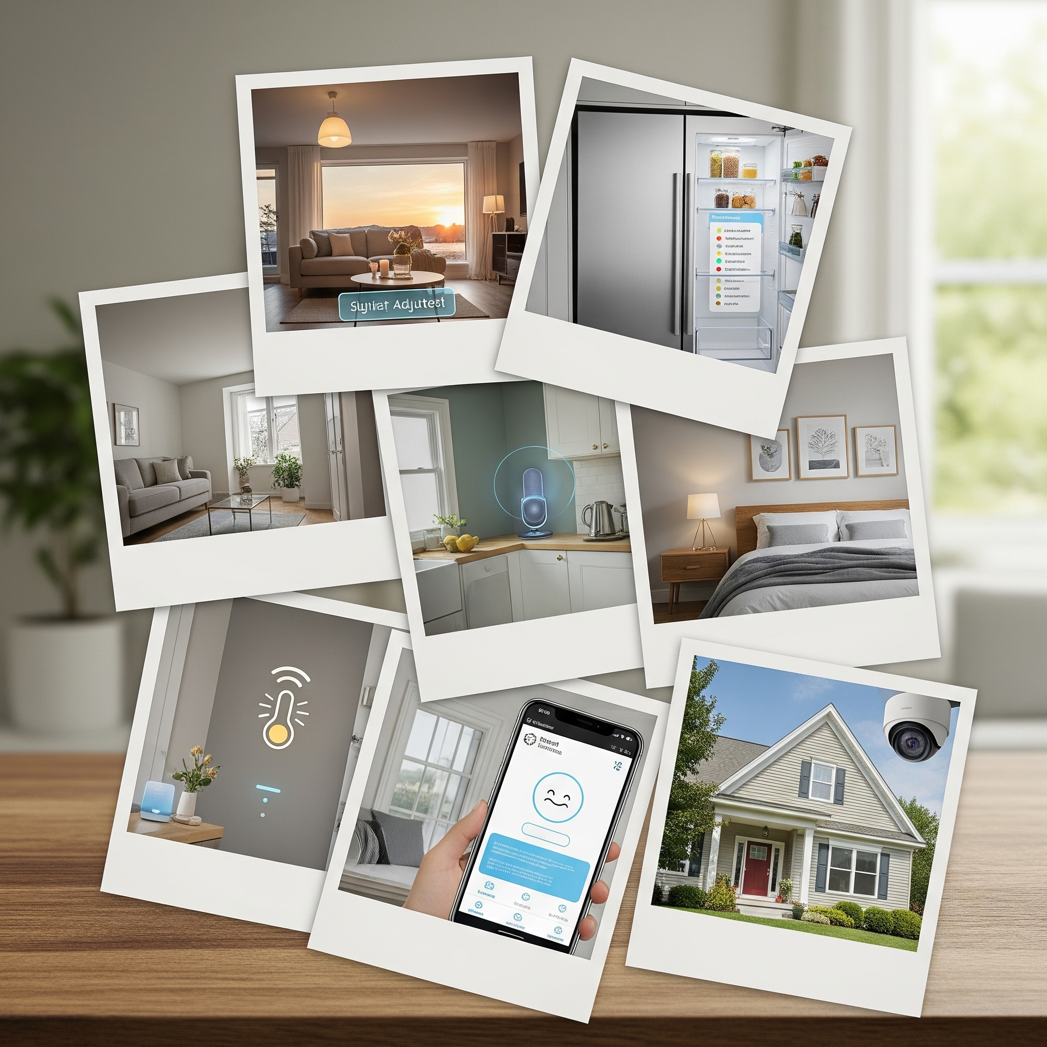 Smart home collage